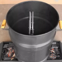 Ver imagem 5 de Churrasqueira Tambor Bafo Vertical Costela Gaucha Chão