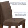 Conjunto Sala de Jantar Mesa 120x80cm Tampo Mdf com 4 Cadeiras Espanha Yescasa - 6