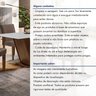 Conjunto Sala de Jantar Mesa 120x80cm Tampo Mdf com 4 Cadeiras Espanha Yescasa - 13