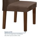 Ver mais imagens de Conjunto Sala de Jantar Mesa 120x80cm Tampo MDF com 4 Cadeiras Espanha Yescasa
