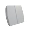 Kit Fechadura 11 Janela de Correr Vidro Vidro Linha 3000 Glass Peças Kit 11 Branco - 2