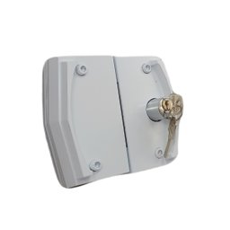 Kit Fechadura 11 Janela de Correr Vidro Vidro Linha 3000 Glass Peças Kit 11 Branco - 1