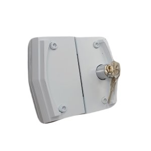 Kit Fechadura 11 Janela de Correr Vidro Vidro Linha 3000 Glass Peças Kit 11 Branco
