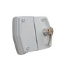 Kit Fechadura 11 Janela de Correr Vidro Vidro Linha 3000 Glass Peças Kit 11 Branco - 1