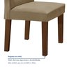 Conjunto Sala de Jantar Mesa 120x80cm Tampo Mdf com 4 Cadeiras Espanha Yescasa - 7