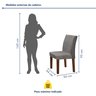 Conjunto Sala de Jantar Mesa 120x80cm Tampo Mdf com 4 Cadeiras Espanha Yescasa - 10