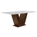 Ver imagem 6 de Conjunto Sala de Jantar Mesa 120x80cm Tampo MDF com 4 Cadeiras Espanha Yescasa