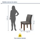 Ver imagem 4 de Conjunto Sala de Jantar Mesa 120x80cm Tampo MDF com 4 Cadeiras Espanha Yescasa