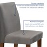 Conjunto Sala de Jantar Mesa 120x80cm Tampo Mdf com 4 Cadeiras Espanha Yescasa - 6