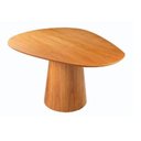 Ver imagem 1 de Mesa de Jantar Tampo Orgânico 1,35m X 1,15m Chloe Gold Salas