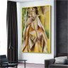 Quadro Pablo Picasso Blue Nude:60x40 cm/DOURADA - 1