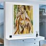 Quadro Pablo Picasso Blue Nude:60x40 cm/DOURADA - 8