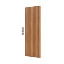 Ver imagem 7 de Painel Ripado em Placa 100% MDF 89,5x183cm (1,63m²) Marrom/Freijó/Madeirado Pradel Móveis