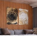 Ver imagem 1 de Painel Ripado em Placa 100% MDF 89,5x183cm (1,63m²) Marrom/Freijó/Madeirado Pradel Móveis