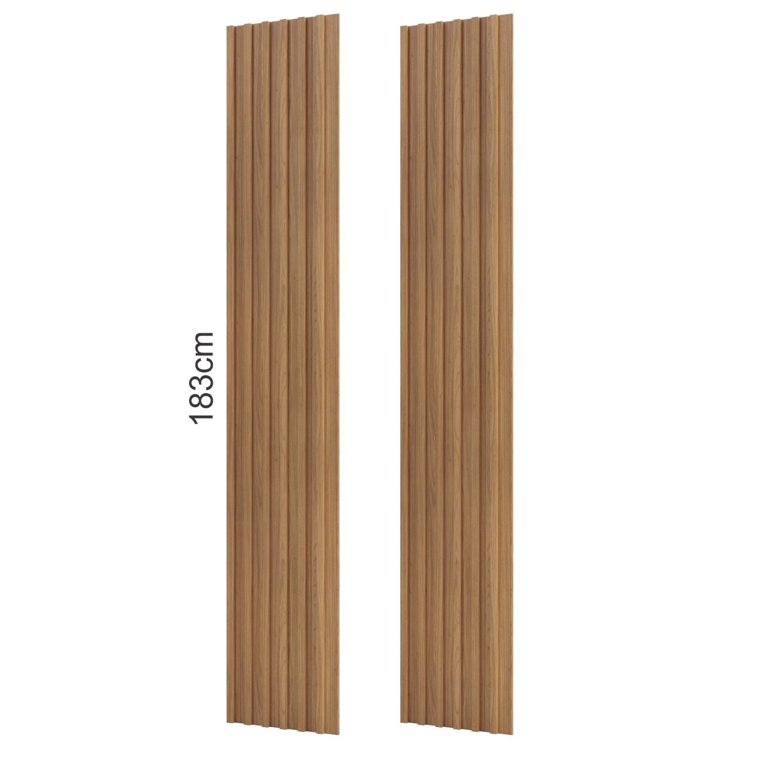 Painel Ripado em Barra 183x89,5cm (1,63m²) MDF - 3