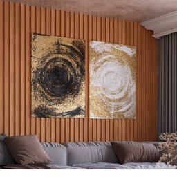 Painel Ripado em Barra 183x89,5cm (1,63m²) Mdf - 1