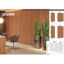 Ver mais imagens de Painel Ripado em Placa 100% MDF 89,5x183cm (1,63m²)