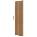Ver imagem 7 de Painel Ripado em Placa 100% MDF 89,5x250cm (2,23m²) Marrom/Freijó/Madeirado Pradel Móveis