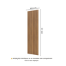 Painel Ripado em Placa 250x89,5cm (2,23m²) Mdf - 3