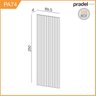 Painel Ripado em Placa 250x89,5cm (2,23m²) MDF - 3