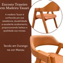 Ver imagem 5 de Conjunto 6 Poltronas Lux Madeira Tauari Revestida em Durango Macau Recepções & Sala de Estar