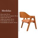Ver imagem 6 de Conjunto 6 Poltronas Lux Madeira Tauari Revestida em Durango Macau Recepções & Sala de Estar
