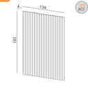 Ver imagem 3 de Painel Ripado em Placa 183x134cm (2,45m²) Mdf