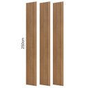 Ver imagem 4 de Painel Ripado em Placa 134x250cm (3,35m²) Mdf