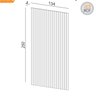  Painel Ripado em Placa 134x250cm (3,35m²) MDF - 5