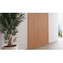 Ver imagem 2 de Painel Ripado em Placa 100% MDF 134x250cm (3,35m²) Marrom/Freijó/Madeirado Pradel Móveis