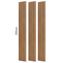 Ver imagem 5 de Painel Ripado em Placa 134x250cm (3,35m²) Mdf