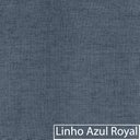 Ver imagem 5 de Sofá Curvo 3 Lugares Amsterdã 200cm Linho Azul Royal