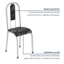 Ver imagem 6 de Kit 6 Cadeiras de Jantar Estofadas Fernanda Branco