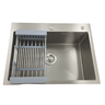 Cuba Para Cozinha Jordana Aço Inox Nano Silver 60x45 - 5