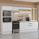 Ver imagem 1 de Armário de Cozinha Completa 100% Mdf 310 Cm Smart Madesa 04 Branco