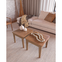 Ver mais imagens de Mesa Lateral Roma Cedro Rosa