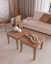 Ver mais imagens de Mesa Lateral Roma Cedro Rosa