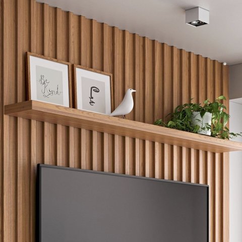 Prateleira 180cm 100% MDF Marrom