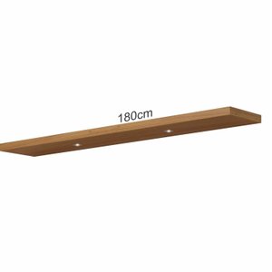 Prateleira com LED MDF 3,8X180cm Nature