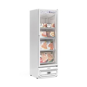 Freezer Vertical 445 Litros Frost Free Porta de Vidro GCVC-45 BR Gelopar Branco 220v