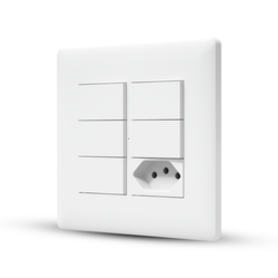 Interruptor e tomada 4x4 inteligente com wifi AGL - 3