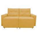 Ver imagem 5 de Sofá Retrátil Polo 1,80m Confortavel para Sala Suede Herrero Cor:amarelo