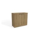 Ver imagem 6 de Conjunto 2 Peças 1 Mesa em L 2 Gavetas com 1 Balcão 2 Portas Marrom