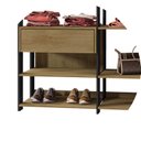 Ver imagem 4 de Closet Modulado Casal 2 Gavetas 14 Prateleiras Qatar 