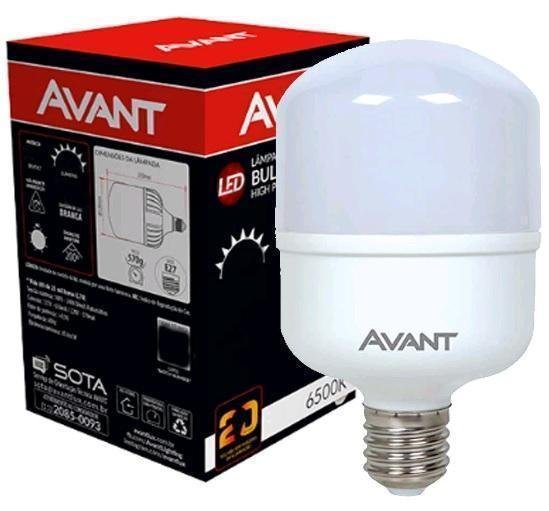 Lâmpada 40w Led Alta Potência Avant Branca para Galpão Casa