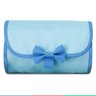 Kit Higiene Bebê Criança Escova Pente Tesoura Estojo Termômetro de Banho Esponja Chicco - Azul - 4