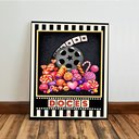 Ver imagem 4 de Kit 3 Quadro Decorativo para Cinema Pipoca Moderno Filme Qualidade Premium 28x20cm