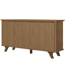 Ver imagem 1 de Balcão Buffet 4 Portas 3 Prateleiras Supreme F08 Freijó - Mpozenato