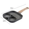 Frigideira Pequena Ovo Pão Queijo Carne Não Gruda Cabo Madeira - 2