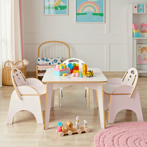 Cadeira Banquinho Pequena Encaixe Diversão Brincar Refeição Portátil Desmontável Quarto Infantil